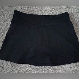 Lands' End Black Bikini Bottom Skirt, Women’s Size 8